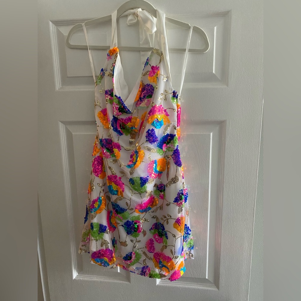 Flamenco Dancer Sequin Dress - M - Picture 4 of 6